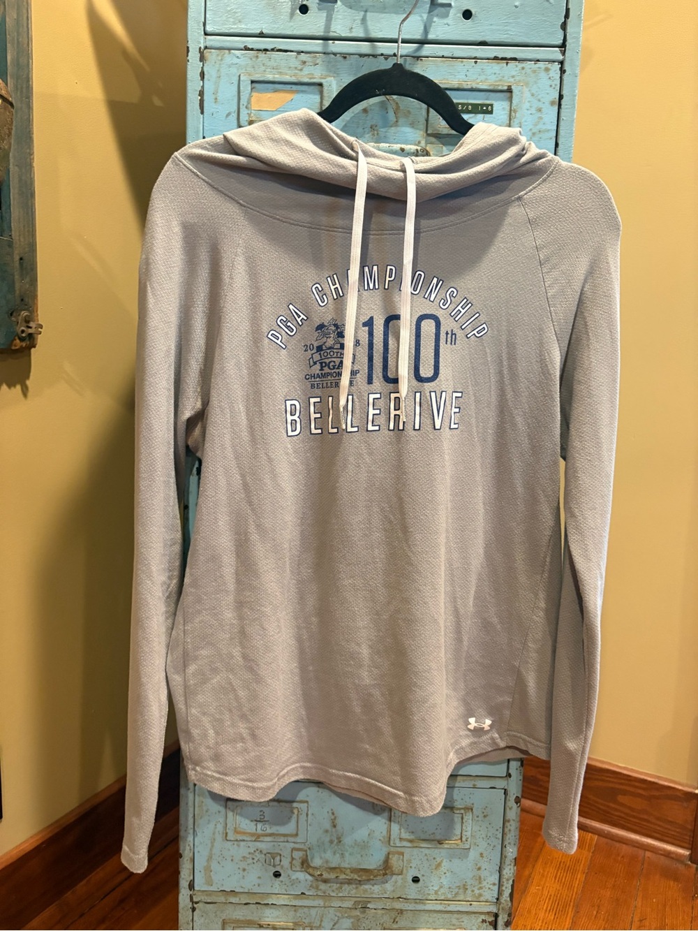 Under Armour Women's Gray PGA Championship 100th Bellerive Hooded Long Sleeve